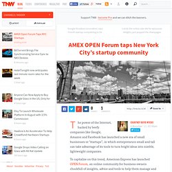 AMEX OPEN Forum taps New York City's startup community