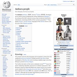 Amhara people