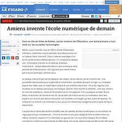 France : Amiens invente l'école numérique de demain