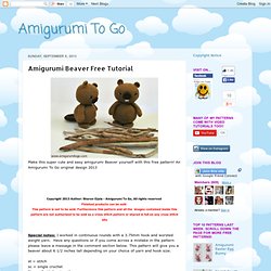 Amigurumi Beaver Free Tutorial