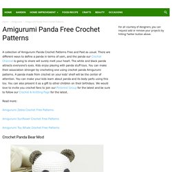 Amigurumi Panda Free Crochet Patterns