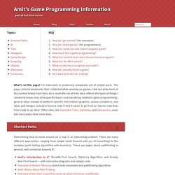 Amit’s Game Programming Information