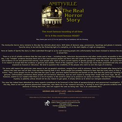 Amityville Horror - Was it a hoax? The Real Horror - Castle of Spirits.com