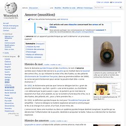 Amorce (munition)