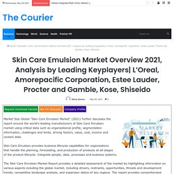 L’Oreal, Amorepacific Corporation, Estee Lauder, Procter and Gamble, Kose, Shiseido – The Courier