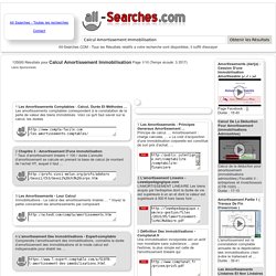 Calcul Amortissement Immobilisation : Page 1/10 : All-Searches.com