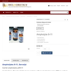 Carrier Ampholytes