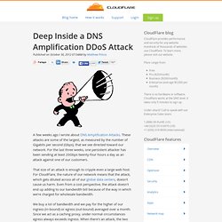 Deep Inside a DNS Amplification DDoS Attack