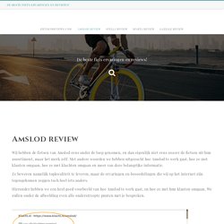 Amslod review – Fietsenreviews.com