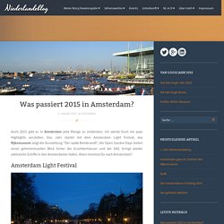 Was passiert 2015 in Amsterdam