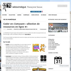 Coder en s’amusant : sélection de ressources en ligne #1