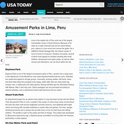Amusement Parks in Lima, Peru