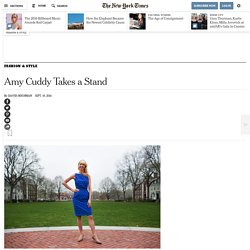 Amy Cuddy Takes a Stand