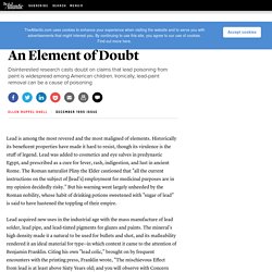 An Element of Doubt