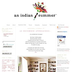 An Indian Summer: November 2012