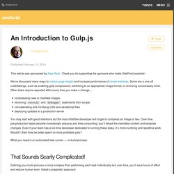 An Introduction to Gulp.js