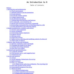 An Introduction to R