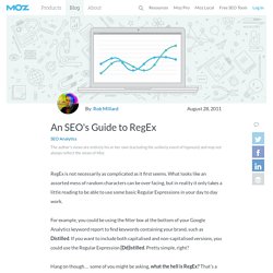 An SEO's Guide to RegEx