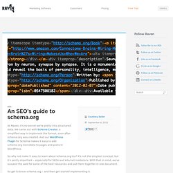 An SEO's guide to schema.org