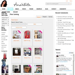 Ana White – Plan Catalog, Thumbnails Reference — Ana White