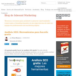 Análisis SEO: Herramientas para hacerlo gratis
