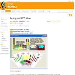 Analog and LED Meter