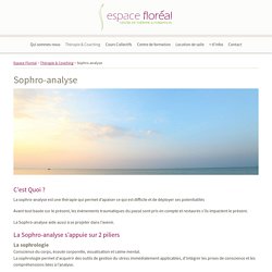 Sophro-analyse Archives - Espace Floréal