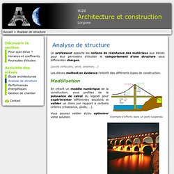 Analyse de structure