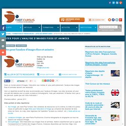 -Sites pour l'analyse d'images fixes et animées