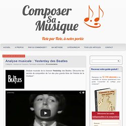Analyse musicale Yesterday Beatles