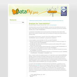 Analyser les "wait statistics" - Datafly.pro
