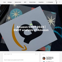 SWOT analysis of Amazon - Business Strategy Hub