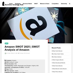 SWOT analysis of Amazon - Business Strategy Hub