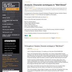 Character archetypes in WALL STREET