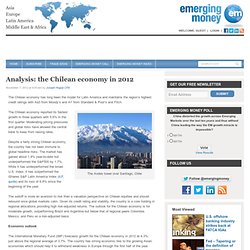 Analysis: the Chilean economy in 2012