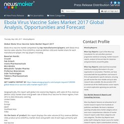 Ebola Virus Vaccine Sales Market 2017 Global Analysis, Opportunities and Forecast