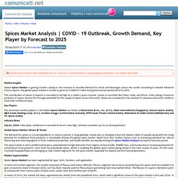 COVID – 19 Outbreak, Growth Demand, Key Player by Forecast to 2025