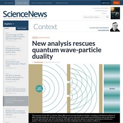 New analysis rescues quantum wave-particle duality