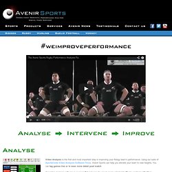 Video Analysis in Rugby - Video Analysis software in Rugby