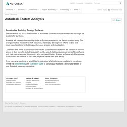 Ecotect Analysis