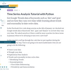 Python Time Series Analysis Tutorial (article)