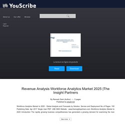 Revenue Analysis Workforce Analytics Market 2025