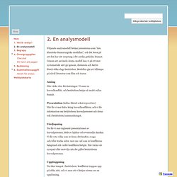 2. En analysmodell - textanalys_SA12GJ