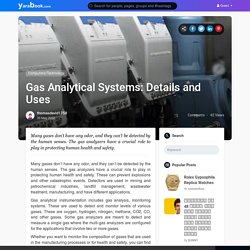 Gas Analytical Systems: Details and Uses