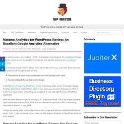Matomo Analytics for WordPress Review: Best Google Analytics Alternative