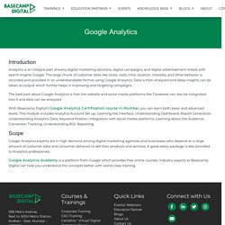 Google Analytics Certification in Mumbai
