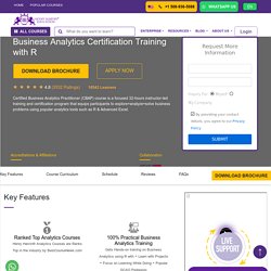 Business Analytics Certification Training with R - Henry Harvin®