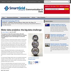 Meter data analytics: the big data challenge