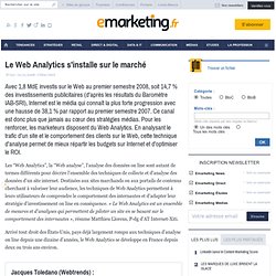Le Web Analytics s'installe sur le marché - Dossier - Internet