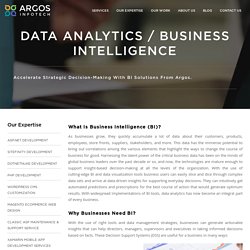 Data Analytics, Business Intelligence
